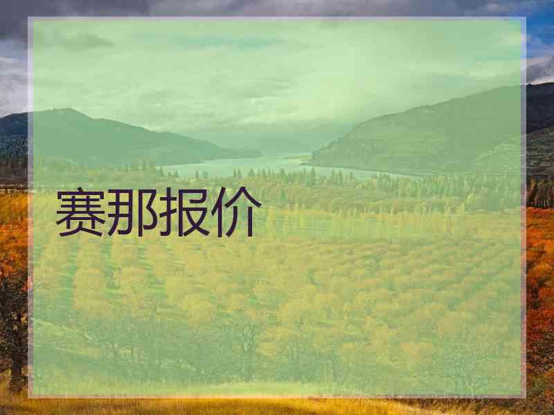 赛那报价