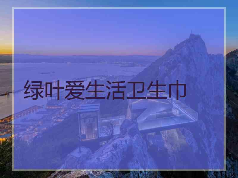 绿叶爱生活卫生巾