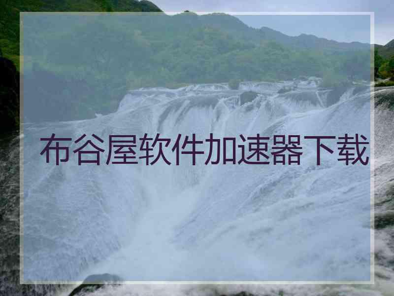 布谷屋软件加速器下载