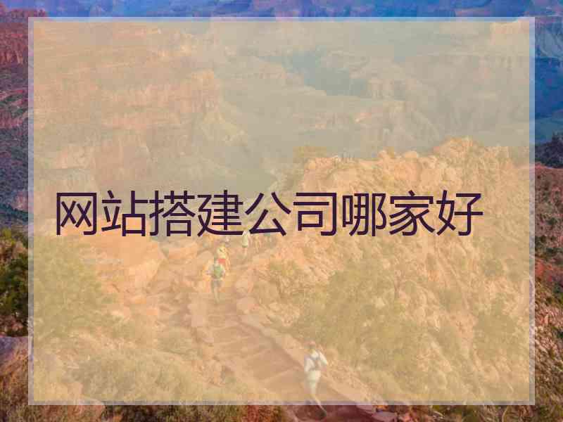 网站搭建公司哪家好