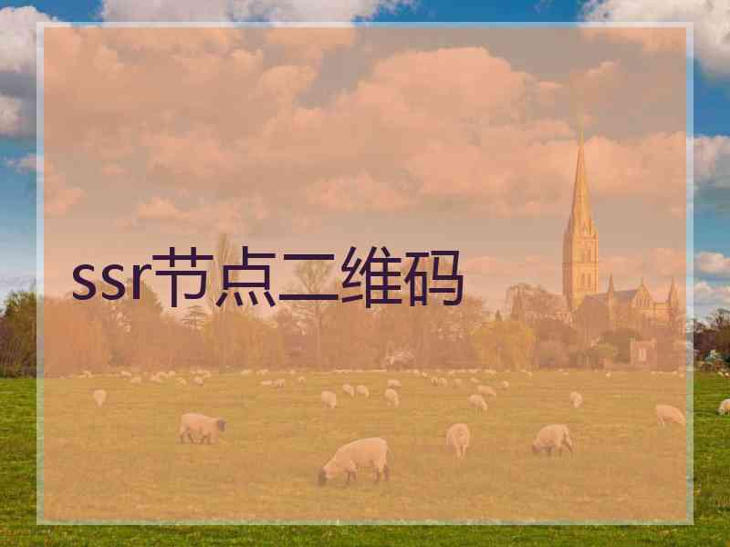 ssr节点二维码