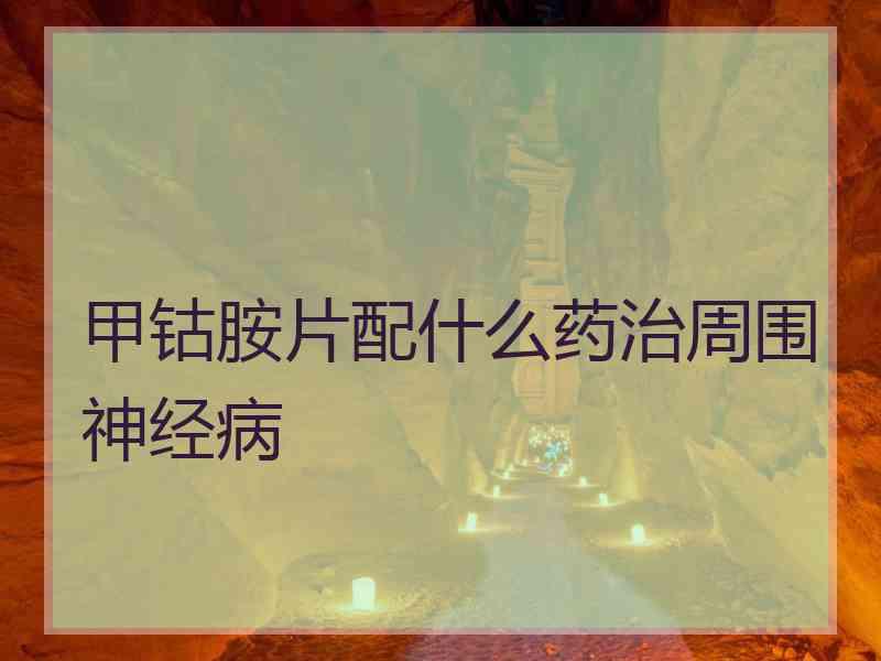 甲钴胺片配什么药治周围神经病