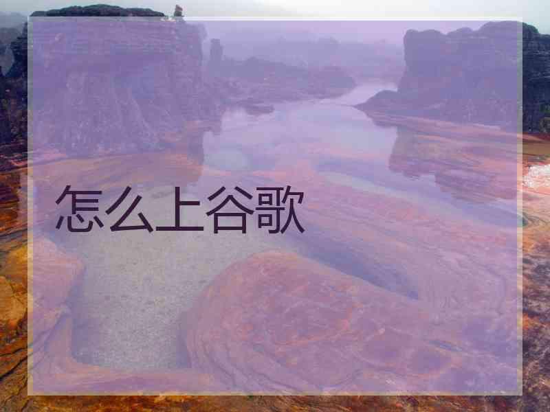 怎么上谷歌