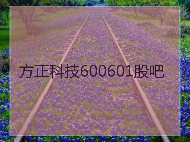 方正科技600601股吧